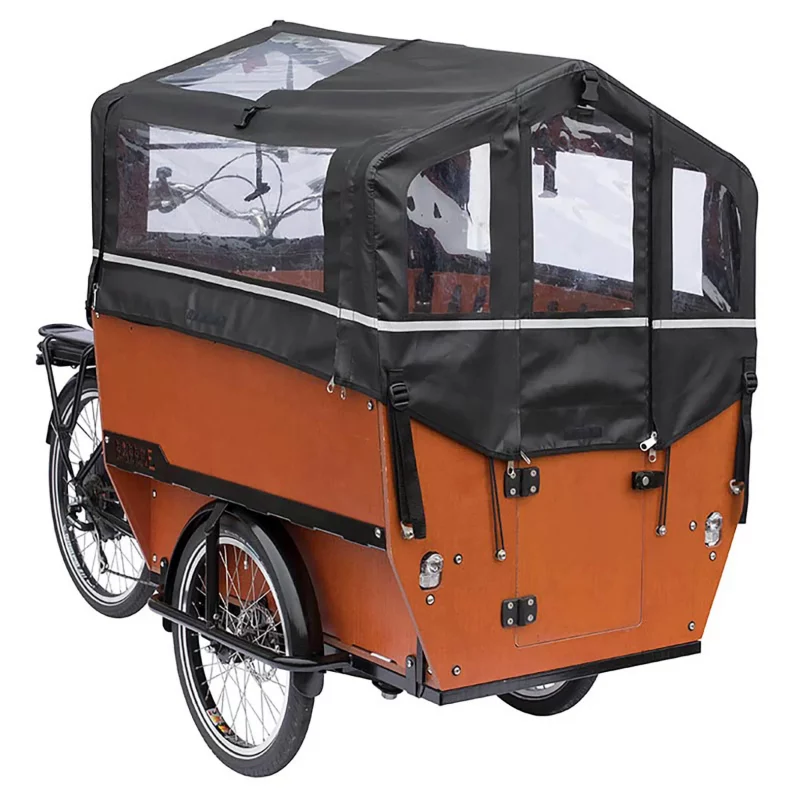 Babboe Regenverdeck schwarz für Max-E, PVC