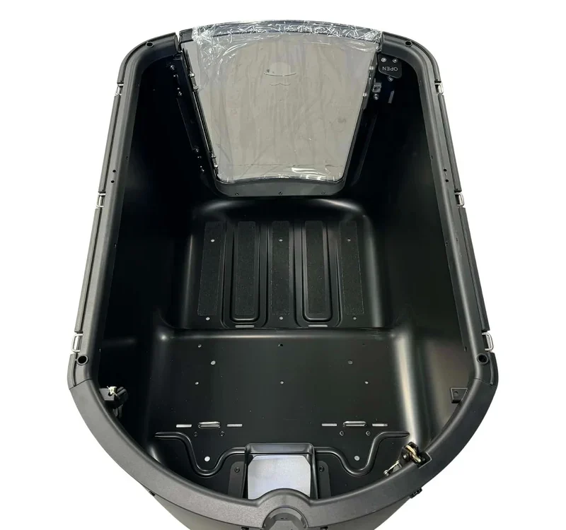Transport Box schwarz und weiss mit Türe – Ersatzteil für Butchers & Bicycles Lastenräder mk1-e